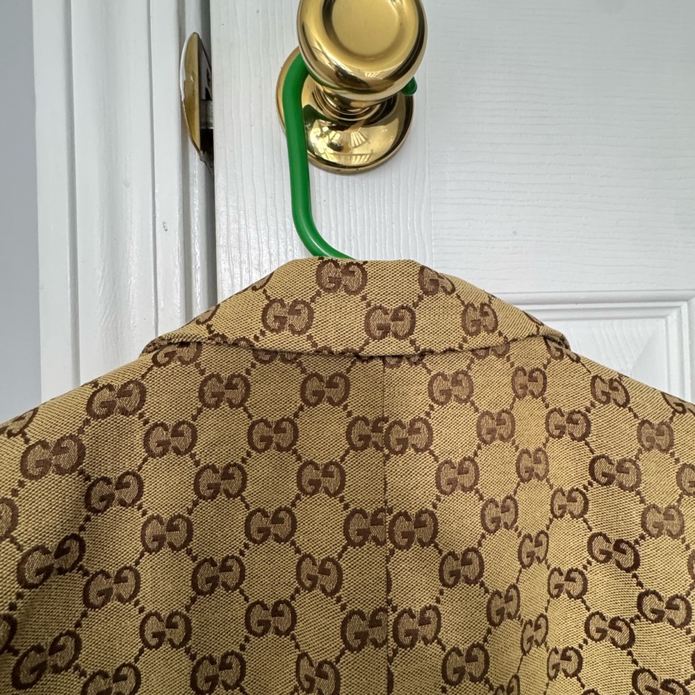 Gucci Beige Patterned Blazer for Men - Picture 4 of 5
